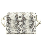 Сумка жіноча шкіряна крос-боді Firenze Italy F-IT-9804P-S Beige (Python Embossed) - Фотографія № 100