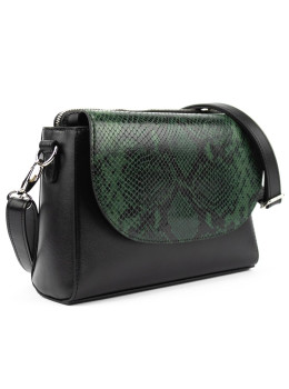 Сумка жіноча шкіряна крос-боді Firenze Italy F-IT-9804SN-G Olive