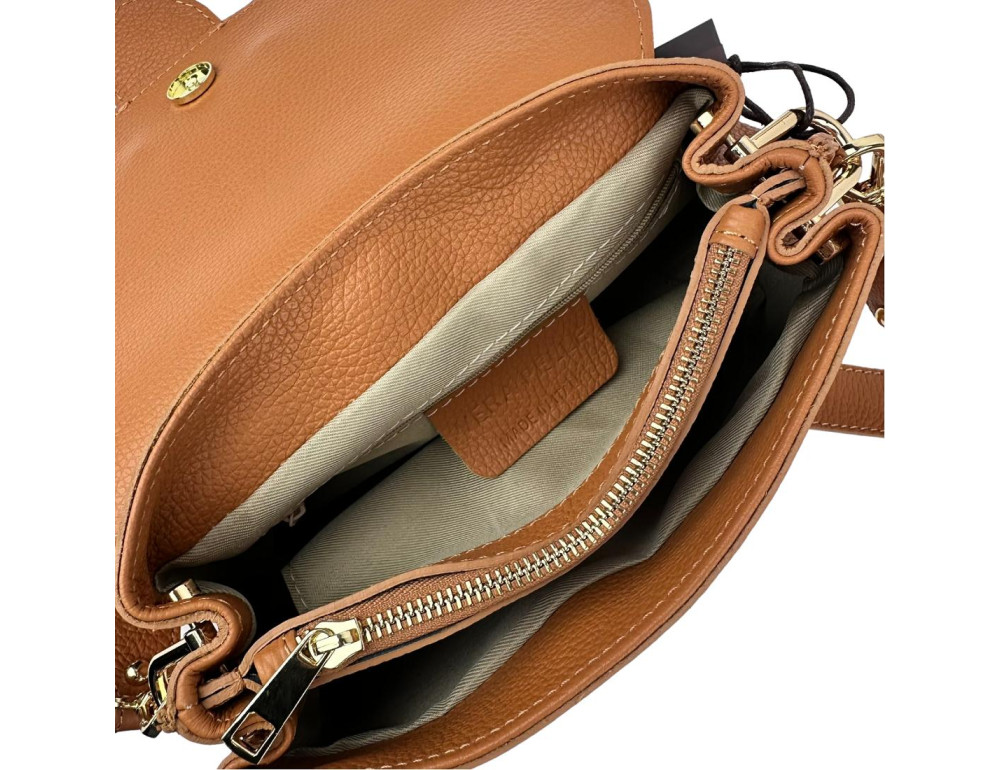 Небольшая женская кожаная сумочка Firenze Italy F-IT-98105C - Фото № 2
