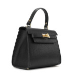 Жіноча класична шкіряна сумочка Virginia Conti VC02733Black (чорна, Італія) - Фотографія № 104