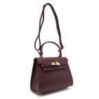 Небольшая классическая кожаная сумочка Firenze Italy F-IT-9866BO - Фото № 106