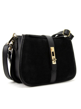 Женское замшевое кроссбоди на застежке Firenze Italy F-IT-9895A