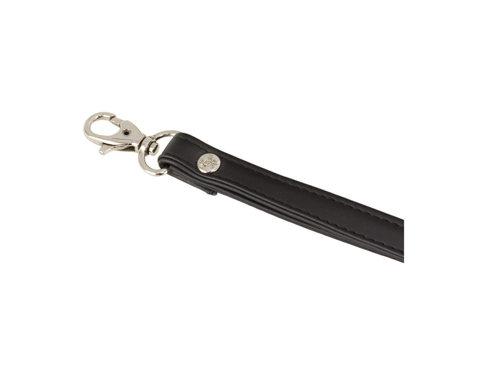 Чорна шкіряна барсетка Visconti 02617 BLK - Фотографія № 6