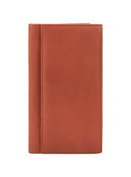 Кожаное дорожное портмоне коричневого цвета Visconti 1179 BRN Polo (Black)