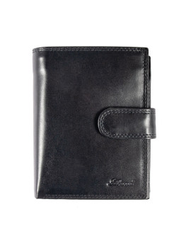 Гаманець чоловічий з натуральної шкіри Ashwood 1246 VT Black