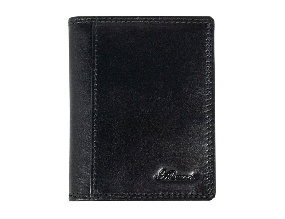 Картхолдер из натуральной кожи Ashwood 1290 VT Black (Черный) - Фото № 1 Картхолдер из натуральной кожи Ashwood 1290 VT Black (Черный) - Фото № 1
