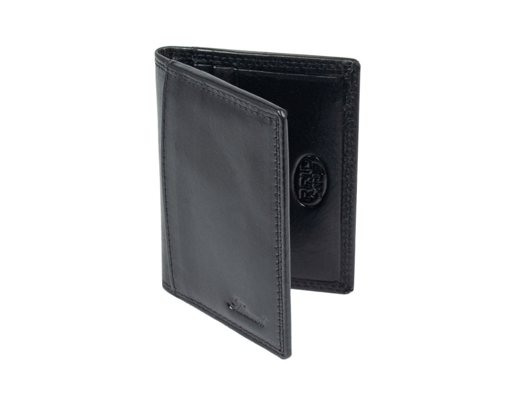 Картхолдер из натуральной кожи Ashwood 1290 VT Black (Черный) - Фото № 4