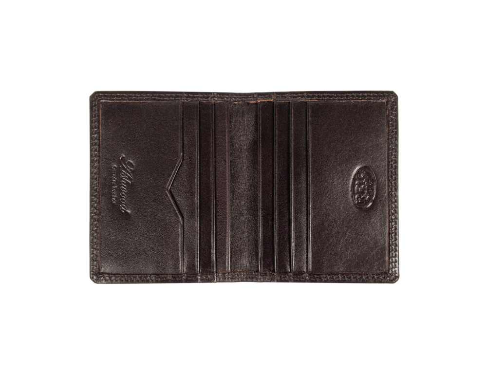 Картхолдер кожаный Ashwood 1290 VT Brown (Коричневый) - Фото № 3