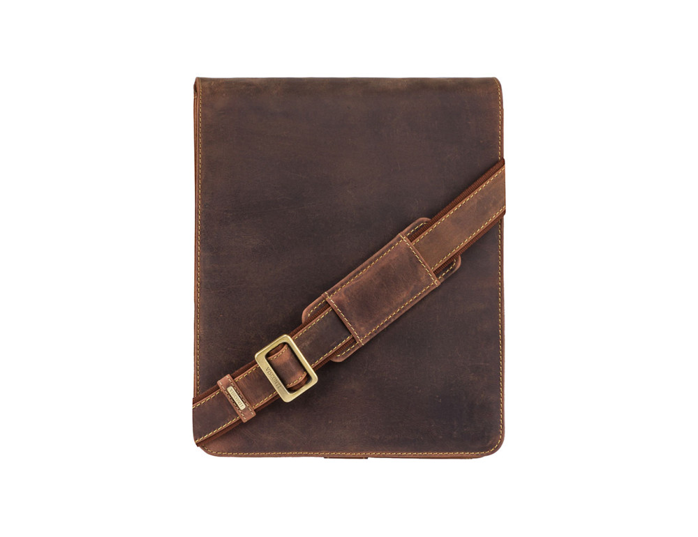 Коричнева сумка через плече чоловіча Visconti 18410 OIL TAN Jasper - Фотографія № 1