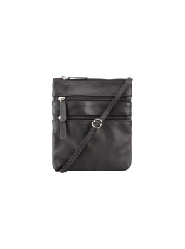 Маленькая женская сумочка чёрного цвета Visconti 18606 BLK