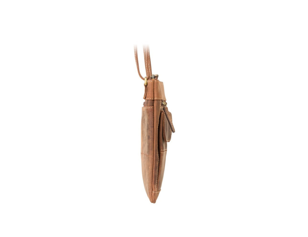 Жіноча маленька шкіряна сумочка Visconti 18608 OIL TAN - Фотографія № 3