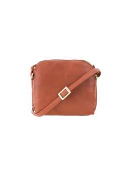 Коричневая кожаная женская сумка Visconti 18939 BRN Holly