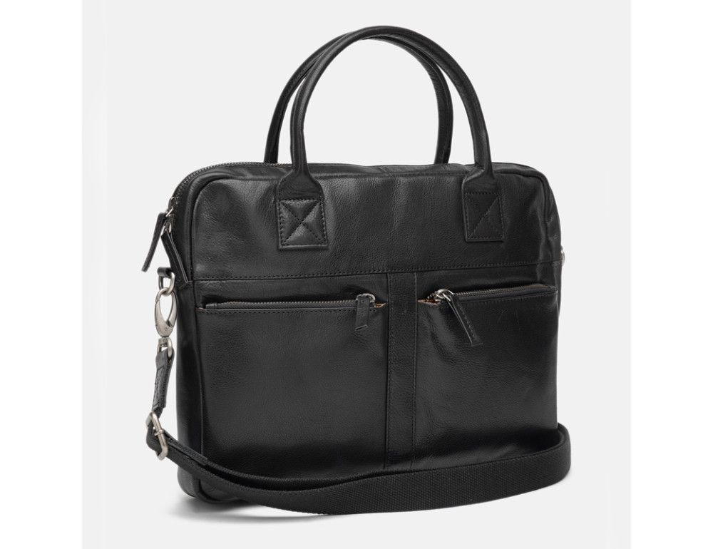 Чоловіча шкіряна сумка Ricco Grande 1FSL-1052-black - Фотографія № 2
