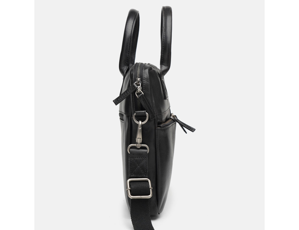 Чоловіча шкіряна сумка Ricco Grande 1FSL-1052-black - Фотографія № 4