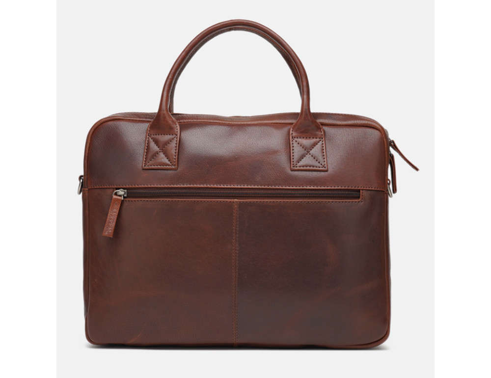 Чоловіча шкіряна сумка для ноутбука Ricco Grande 1FSL-1052-brown - Фотографія № 3