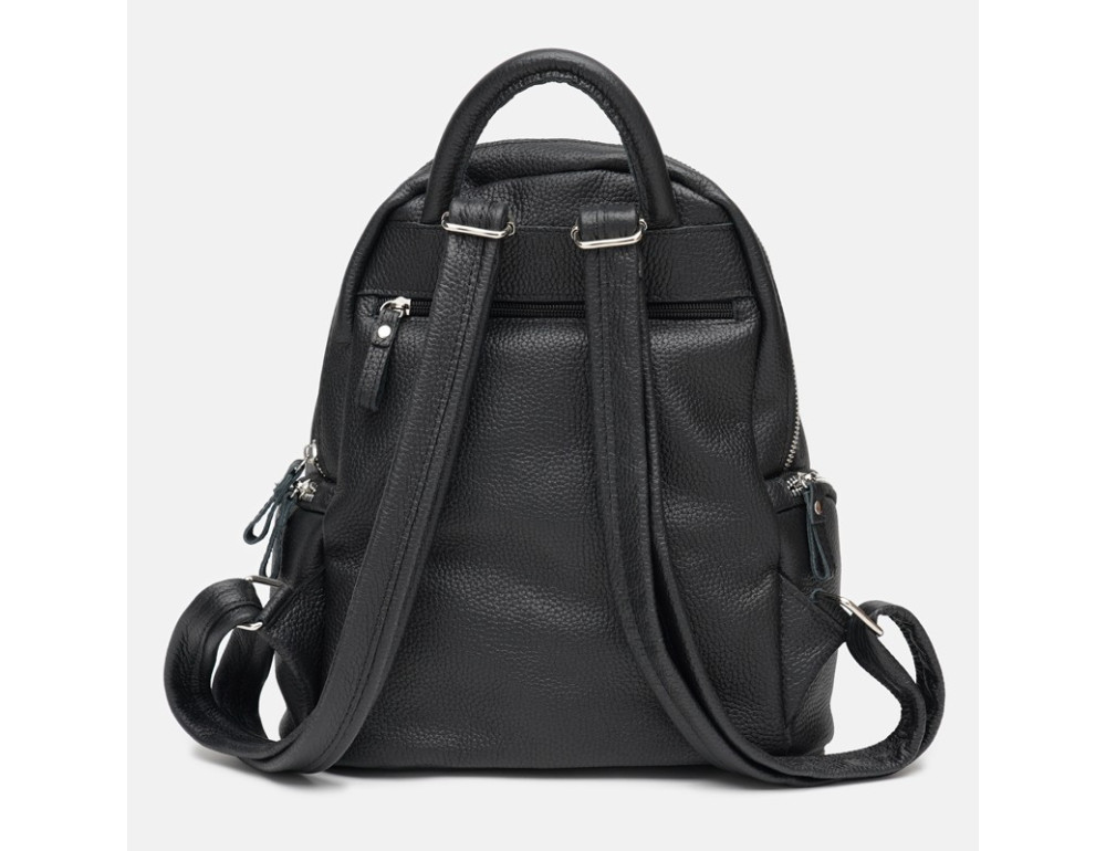 Женский кожаный рюкзак Ricco Grande 1L976-black - Фото № 3