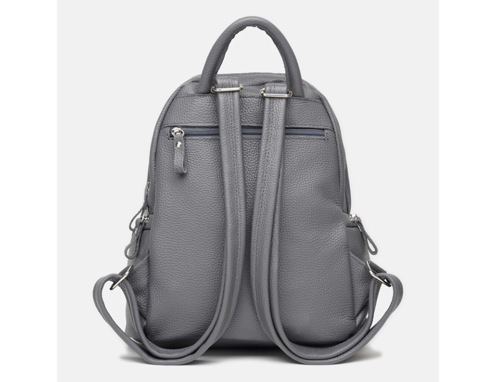 Женский кожаный рюкзак Ricco Grande 1L976-grey - Фото № 3