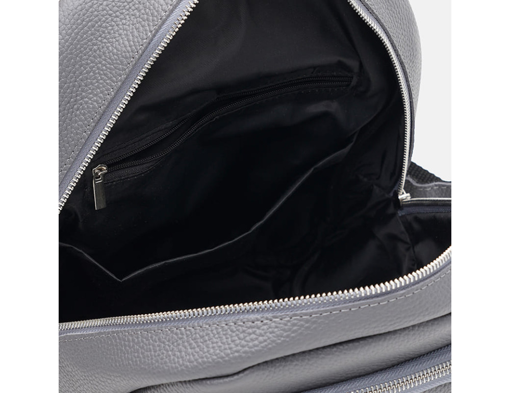 Женский кожаный рюкзак Ricco Grande 1l600gr-grey - Фото № 5
