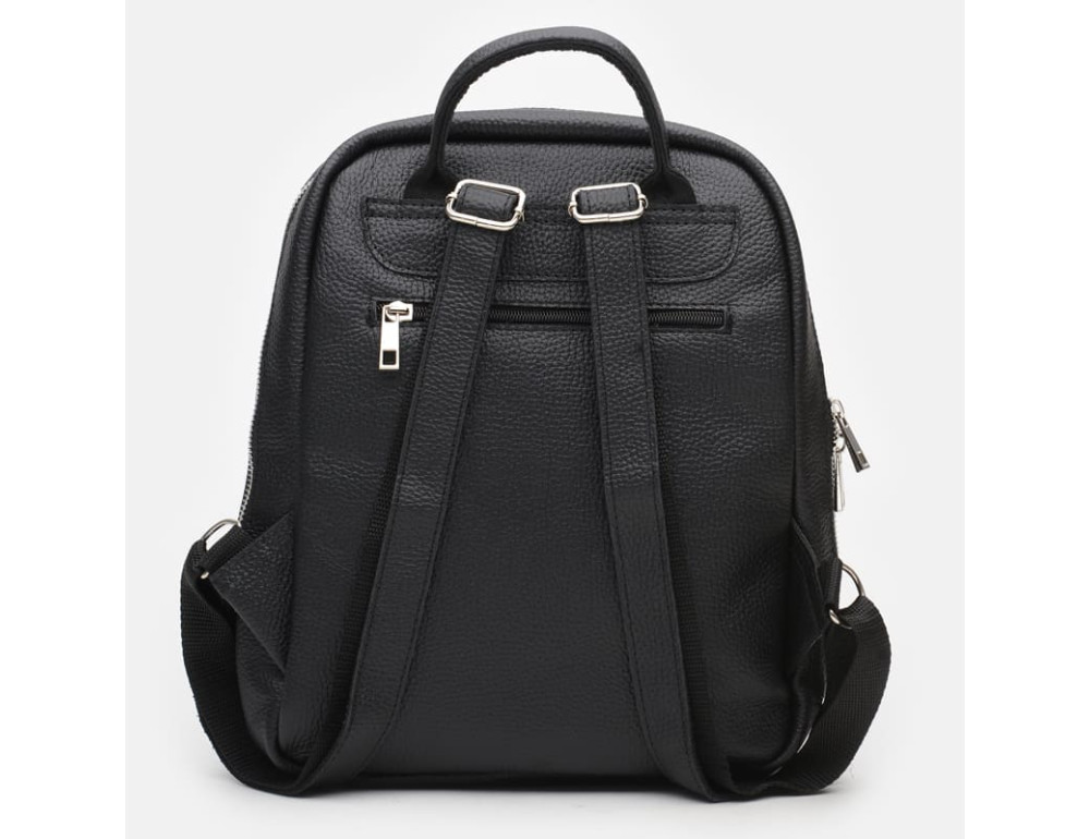 Жіночий шкіряний рюкзак Ricco Grande 1l606-black - Фотографія № 3