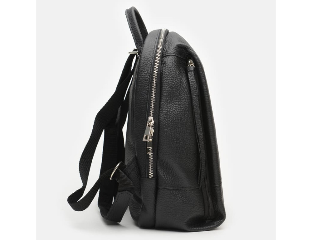 Жіночий шкіряний рюкзак Ricco Grande 1l606-black - Фотографія № 4
