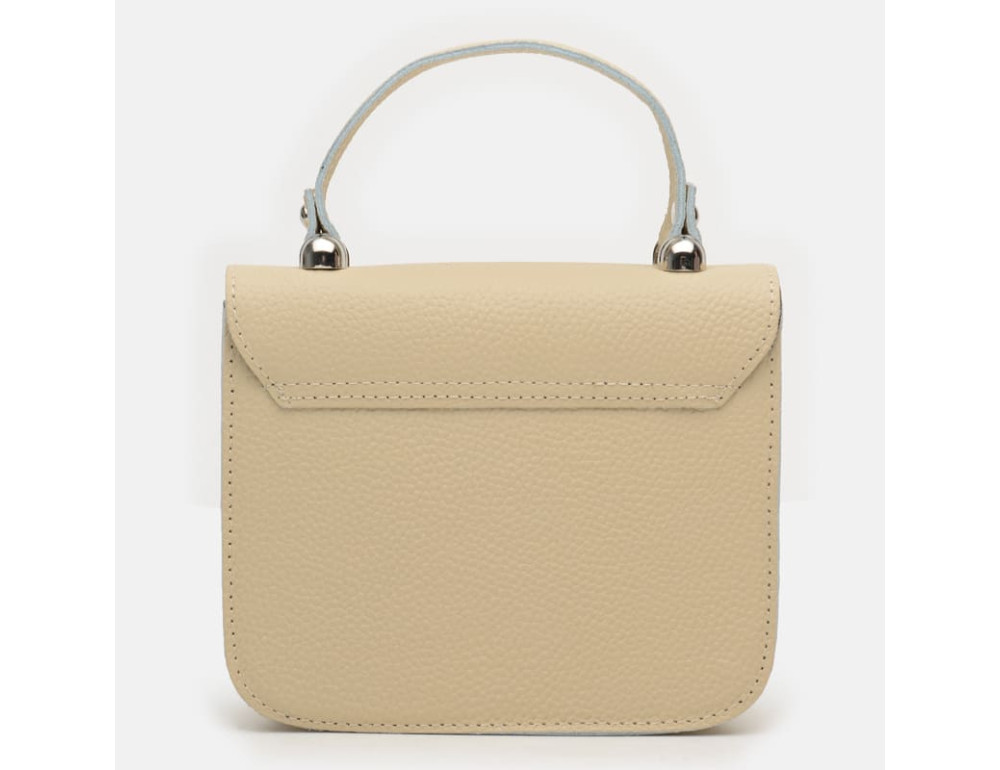 Жіноча шкіряна сумка через плече Ricco Grande 1l623-beige - Фотографія № 3