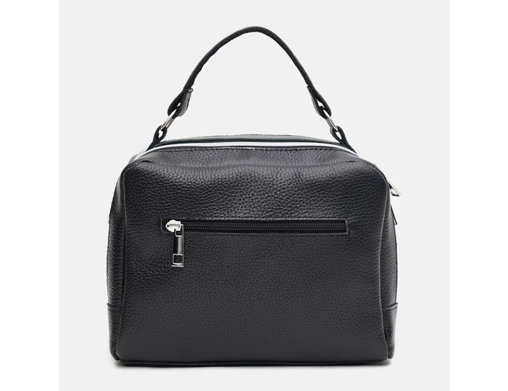 Женская кожаная сумка Ricco Grande 1l649bl-black - Фото № 3