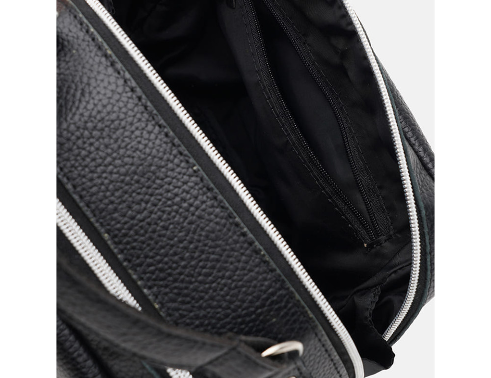 Женская кожаная сумка Ricco Grande 1l649bl-black - Фото № 5