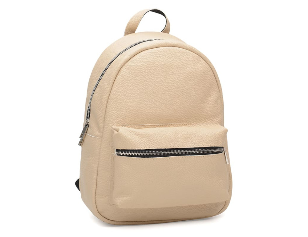Жіночий шкіряний рюкзак Ricco Grande 1l655-beige - Фотографія № 1 Жіночий шкіряний рюкзак Ricco Grande 1l655-beige - Фотографія № 1