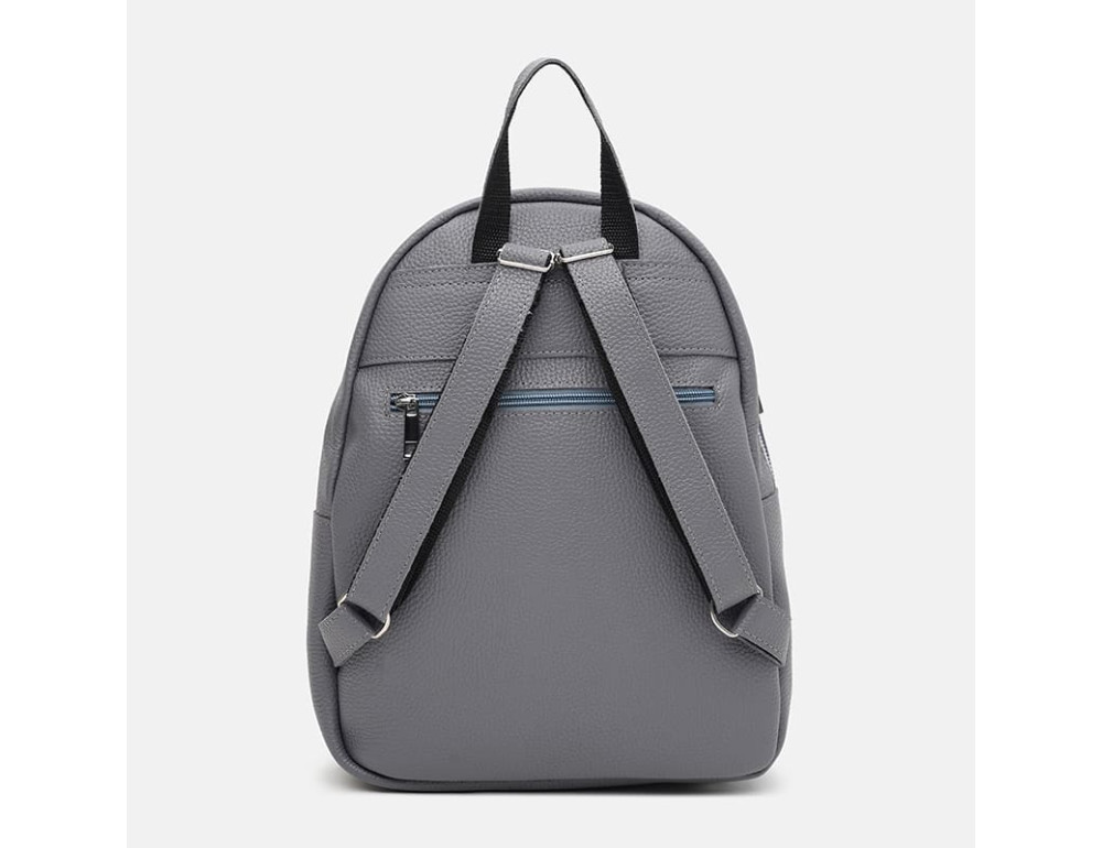 Жіночий шкіряний рюкзак Ricco Grande 1L655 Grey - Фотографія № 3