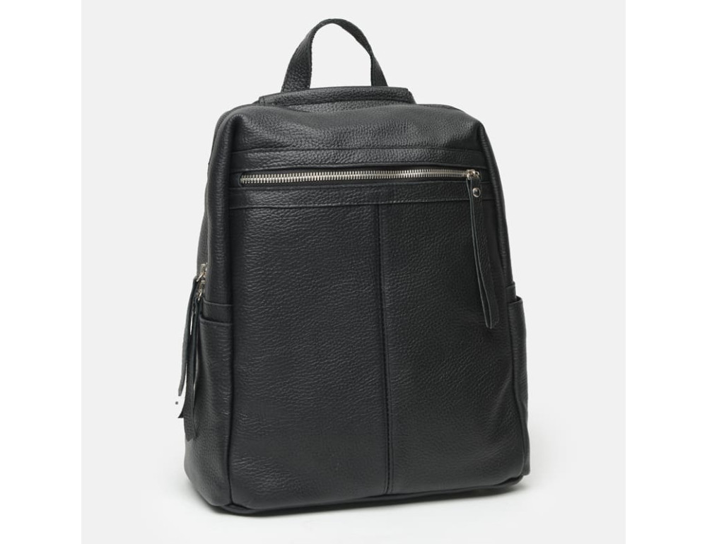 Женский кожаный рюкзак Ricco Grande 1l656-black - Фото № 2