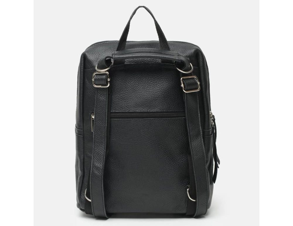 Женский кожаный рюкзак Ricco Grande 1l656-black - Фото № 3
