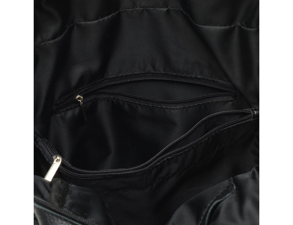 Женский кожаный рюкзак Ricco Grande 1l656-black - Фото № 5
