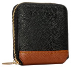 Маленький чорний жіночий гаманець Smith & Canova 26803 BLK-TAN Althorp - Фотографія № 101