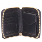 Маленький чорний жіночий гаманець Smith & Canova 26803 BLK-TAN Althorp - Фотографія № 105