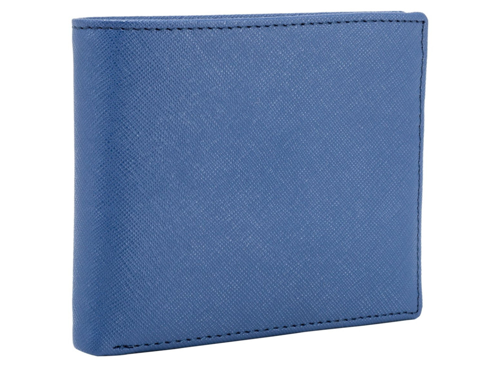 Гаманець чоловічий Smith & Canova 26826 Devere (Navy-Black) - Фотографія № 2