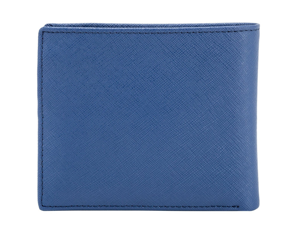 Гаманець чоловічий Smith & Canova 26826 Devere (Navy-Black) - Фотографія № 3