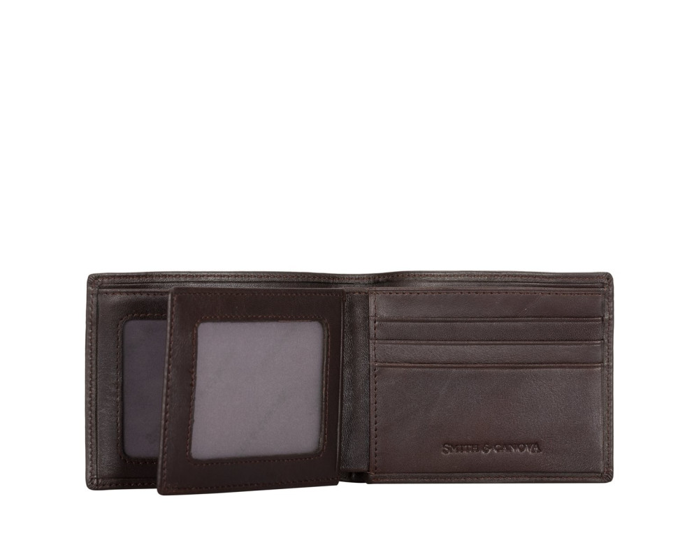 Гаманець чоловічий Smith & Canova 28589 Bowgett (Brown) - Фотографія № 2