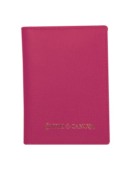 Розовый кожаный картхолдер Smith & Canova 28644 Amelia (Pink)