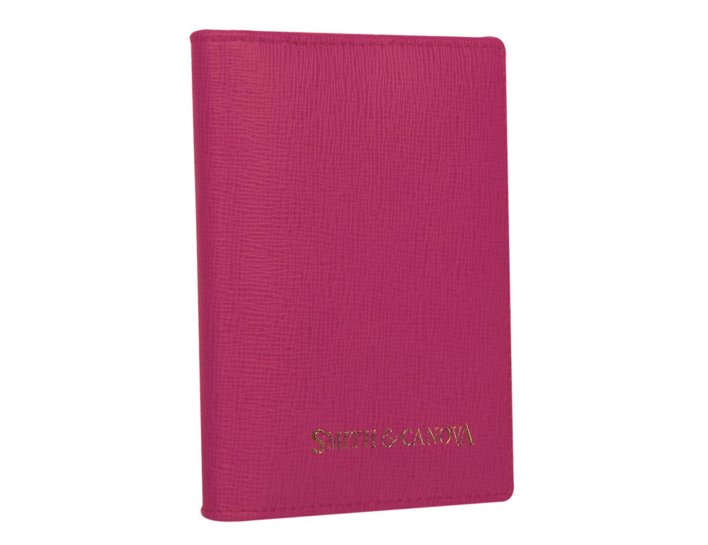Розовый кожаный картхолдер Smith & Canova 28644 Amelia (Pink) - Фото № 2
