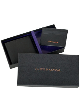 Кошелёк и картхолдер набор Smith & Canova 28652 (Black)