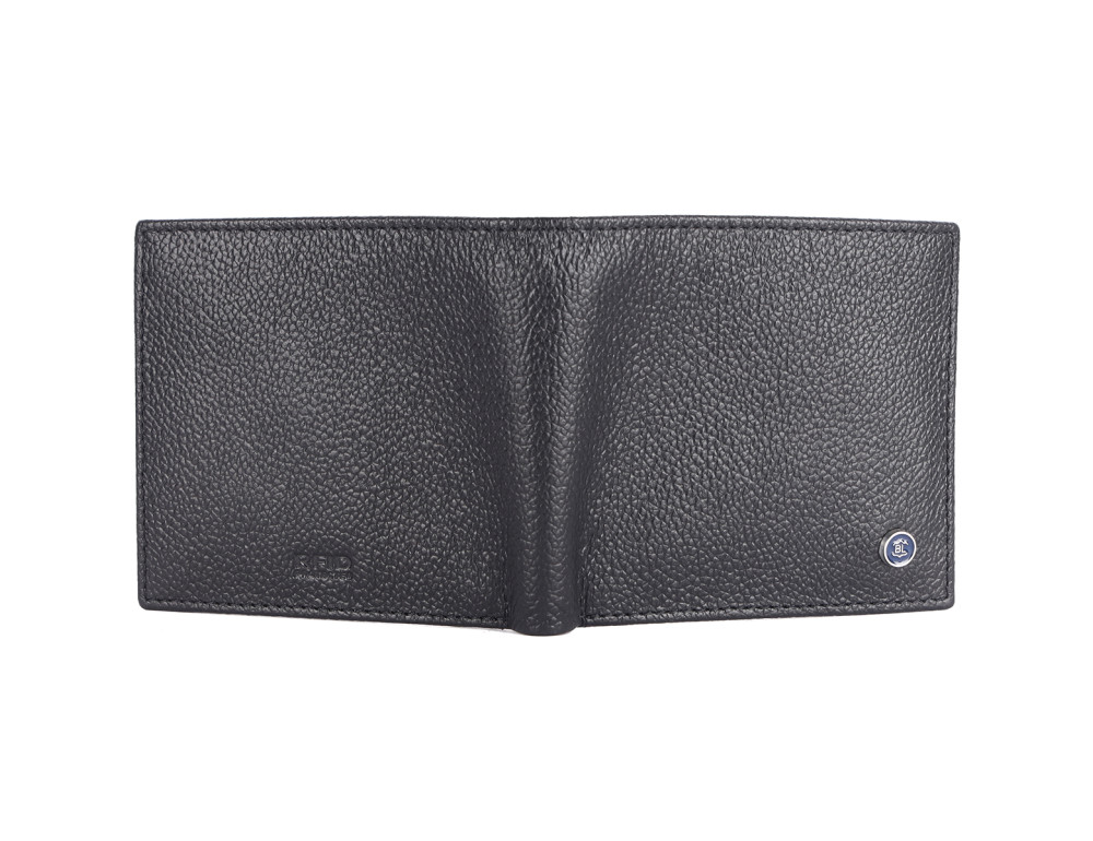 Кожаный мужской кошелек Brampton London Plutus 31975 BLK (Черный) с RFID-защитой - Фото № 3