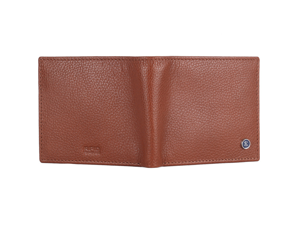 Шкіряний гаманець Brampton London Plutus 31975 TAN – британський стиль для сучасних чоловіків - Фотографія № 3