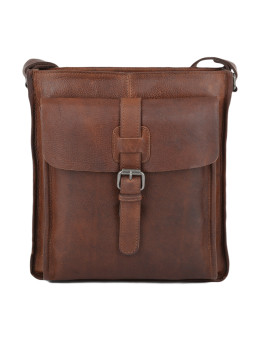 Коричневий чоловіча сумка через плече Ashwood 4552 Tan