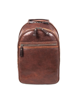 Мужской кожаный рюкзак коричневого цвета Ashwood Leather 4555 BRN