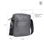 Сумка через плечо Brampton London Crossflow 64405 GREY из натуральной кожи (Серый) - Фото № 108 Сумка через плечо Brampton London Crossflow 64405 GREY из натуральной кожи (Серый) - Фото № 108