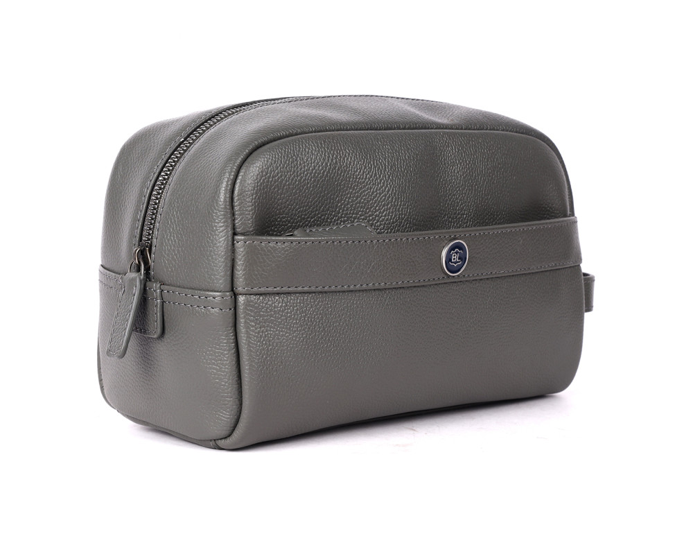 Несесер шкіряний Brampton London Aqualuxe 64407 GREY (Сірий) - Фотографія № 2