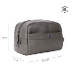 Несесер шкіряний Brampton London Aqualuxe 64407 GREY (Сірий) - Фотографія № 108