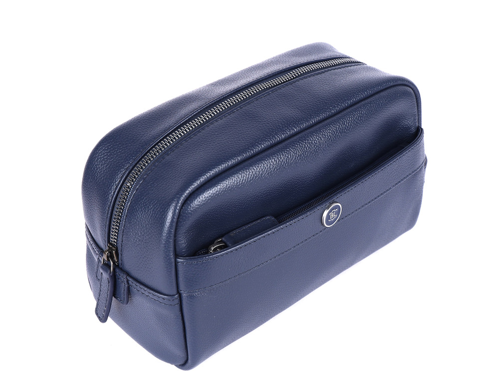 Несесер шкіряний Brampton London Aqualuxe 64407 NAVY (Синій) - Фотографія № 3
