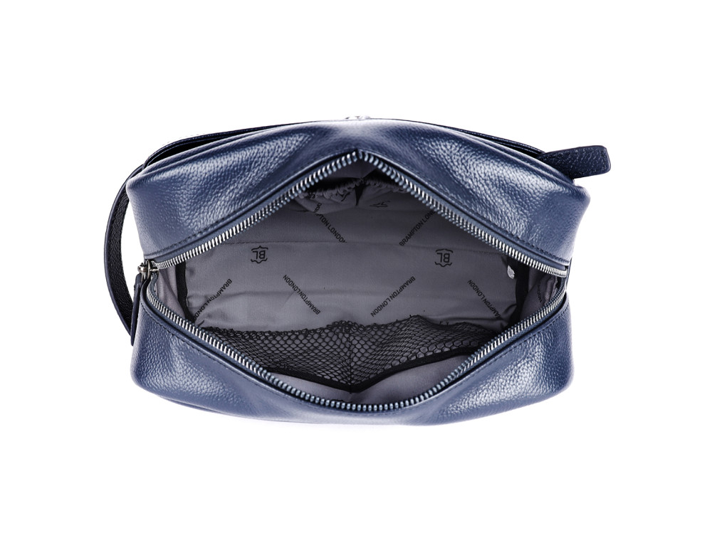 Несесер шкіряний Brampton London Aqualuxe 64407 NAVY (Синій) - Фотографія № 8