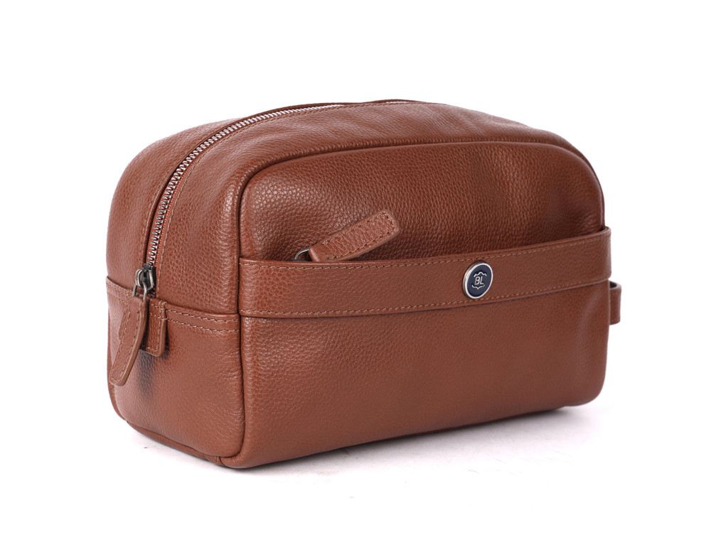 Несесер шкіряний Brampton London Aqualuxe 64407 TAN (Рудий) - Фотографія № 2
